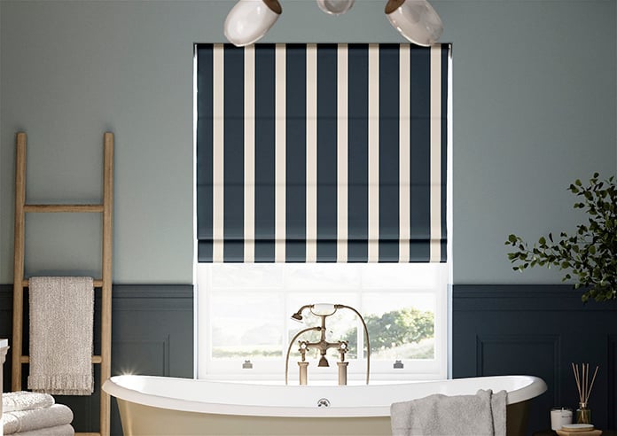 The British Stripe Co. Henry, Polzeath No.1 - Twist&Fit Roman Blind - Image 3